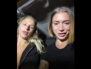 Guardone segato e spompinato da due lesbiche